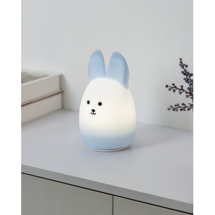 Eglo - LED RGBW Перезаряджувальний сенсорний дитячий нічник LED/5W/5V 1200 mAh заєць