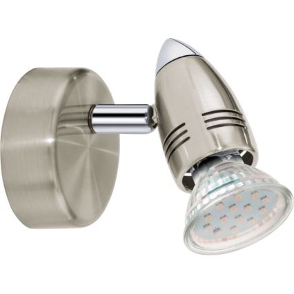 Eglo 78022 - Светодиодный точечный светильник MAGNUM 1xGU10/3W/230V матовый хром