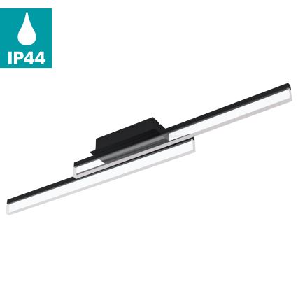 Eglo 780433 - LED стельовий світильник для ванної кімнати YANGUAS 2xLED/11W/230V 3000K IP44 чорний