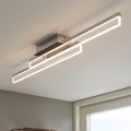 Eglo 780433 - Светодиодный потолочный светильник для ванной комнаты YANGUAS 2xLED/11W/230V 3000K IP44 матовый хром