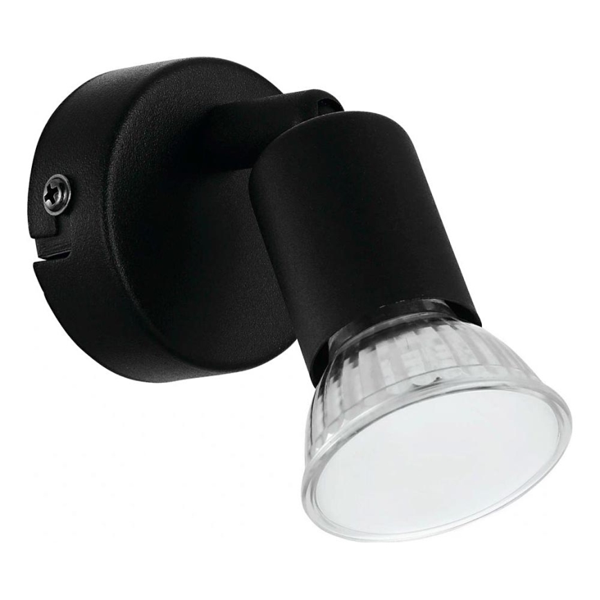 Eglo 780457 - Светодиодный настенный точечный светильник ESCALERA 1xGU10/2,8W/230V 3000K черный