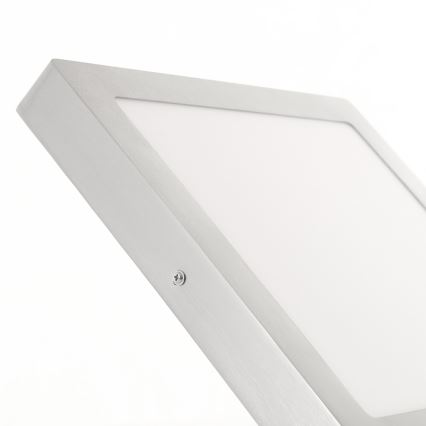 Eglo 78218 - LED-стельовий світильник FUEVA LED/22W/230V 30x30 см матовий хром