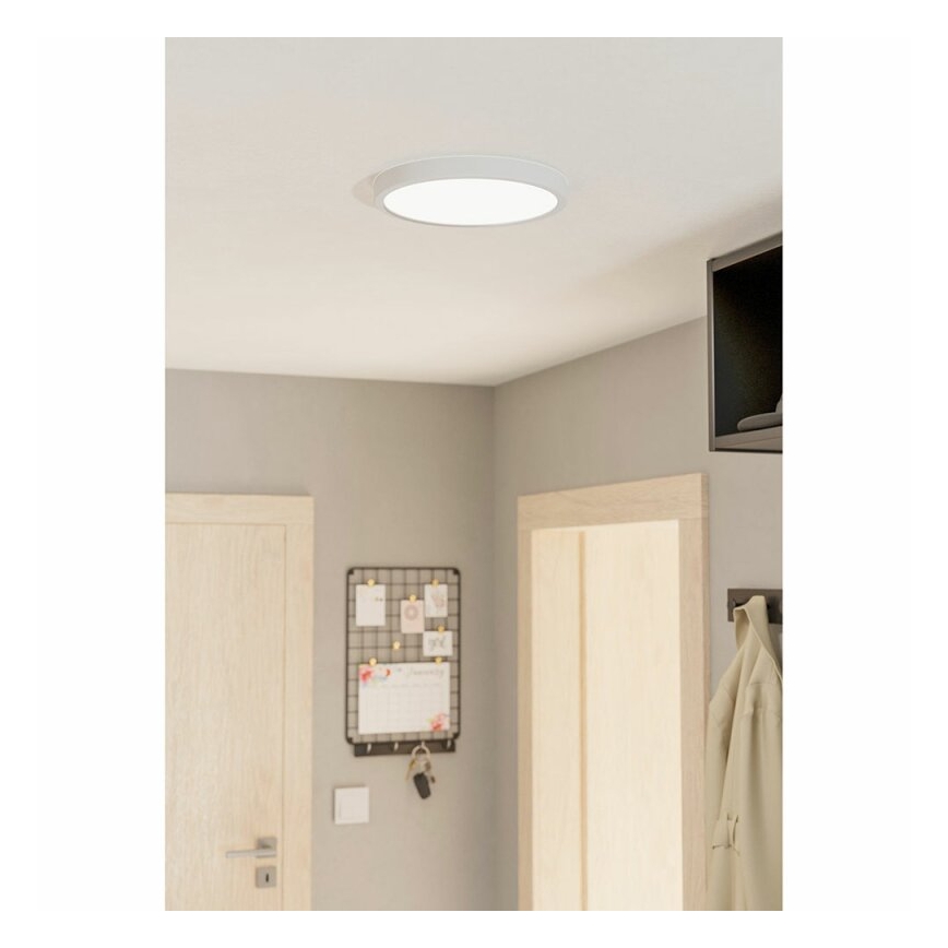 Eglo 78669 - LED стельовий світильник FUEVA LED/20,5 Вт/230 В діам. 28,5 см білий