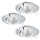 Eglo 78708 - НАБОР 3x Светодиодный встроенный светильник TEDO 1xGU10/5W/230V
