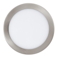 Eglo 78729 - Светодиодный встроенный светильник FUEVA LED/16,5W/230V матовый хром