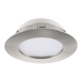 Eglo 78747 - Светодиодный встроенный светильник с регулированием яркости PINEDA LED/12W/230V матовый хром