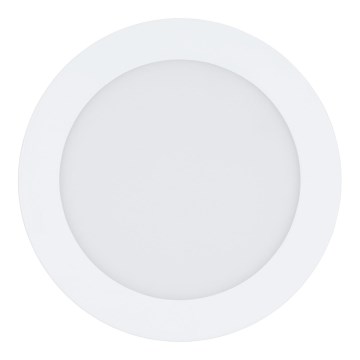 Eglo 78773 - LED-диммируемый встраиваемый потолочный светильник FUEVA LED/10,9W/230V 3000K белый диам. 17 см