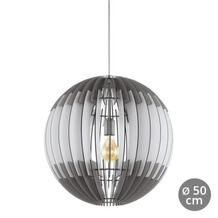 Eglo 79138 - Подвесная люстра OLMERO 1xE27/60W/230V