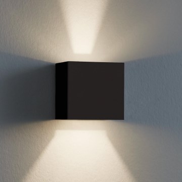 Eglo 79215 - Уличный светодиодный настенный светильник CALPINO 2xLED/3,3W/230V 3000K IP54 черная