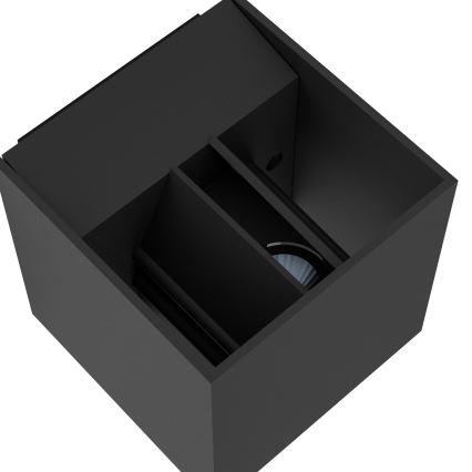 Eglo 79215 - Вуличний світлодіодний настінний світильник CALPINO 2xLED/3,3W/230V 3000K IP54 чорний