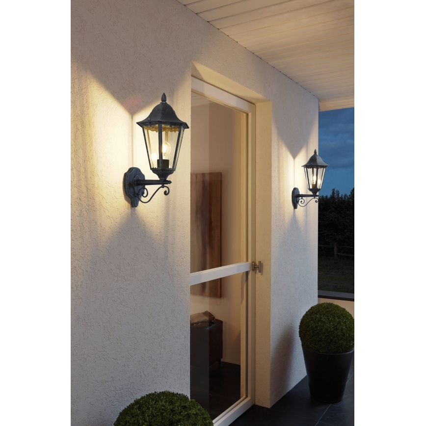 Eglo 79267 - Уличный настенный светильник NAVEDO 1xE27/60W/230V IP44