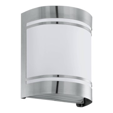 Eglo 79283 - Вуличний настінний світильник CERNO 1xE27/40W/230V глянцевий хром IP44