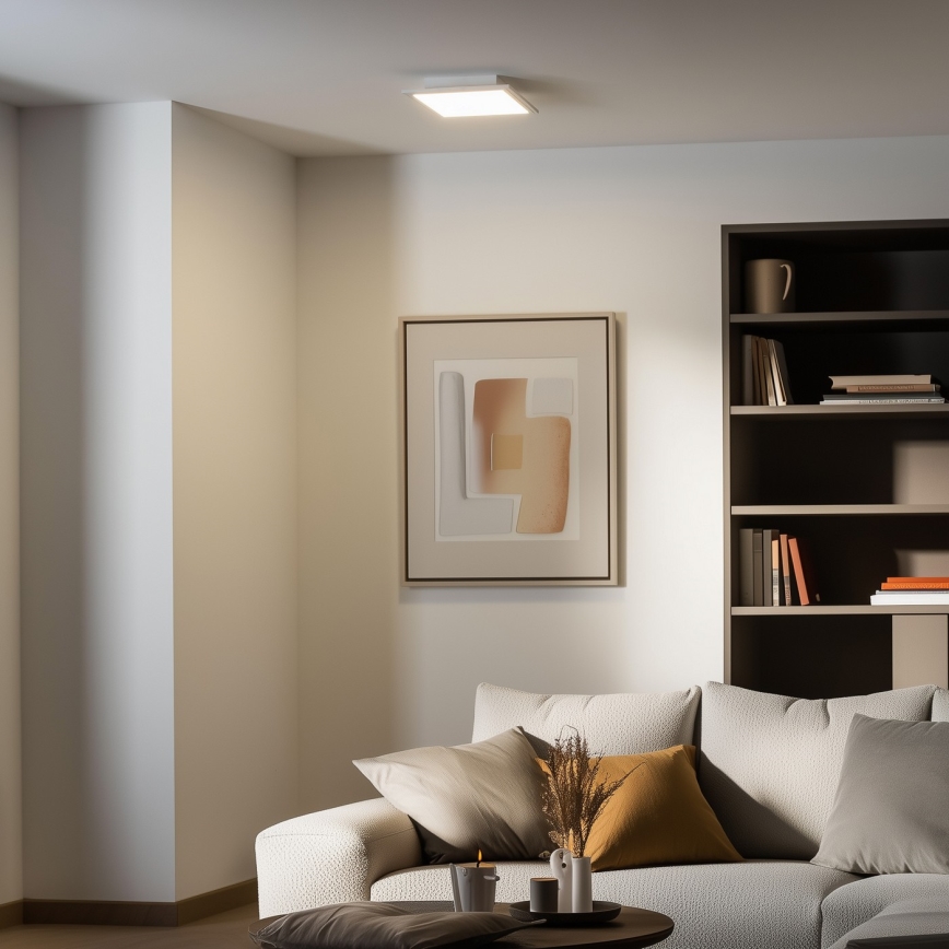 Eglo 79322 - Светодиодный потолочный светильник с регулированием яркости SALOBRENA LED/16W/230V 4000K 30x30 см белый