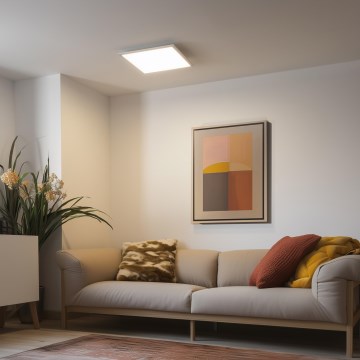 Eglo 79323 - Светодиодный потолочный светильник с регулированием яркости SALOBRENA LED/25W/230V 4000K 45x45 см белый