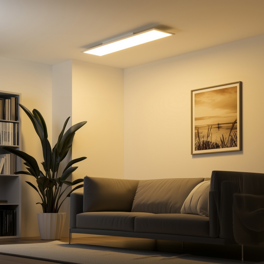 Eglo 79328 - Стельовий LED світильник SALOBRENA-RW LED/34W/230V 2700/4000K 120x30 cm білий