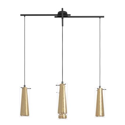 Eglo 79344 - Подвесная люстра PINTO GOLD 4xE27/40W/230V золотистый