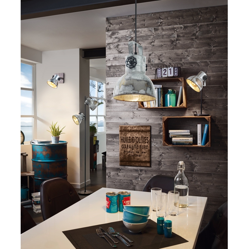 Eglo 79369 - Торшер BARNSTAPLE 2xE27/40W/230V