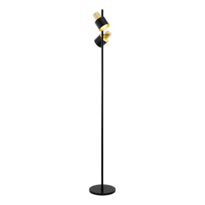 Eglo 79376 - Торшер FIUMARA 2xE27/60W/230V черный/золотистый