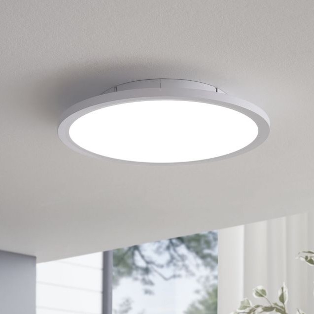 Eglo 79469 - Светодиодный потолочный светильник с регулированием яркости POZZALLO LED/21W/230V 2700-6500K белая + дистанционное управление
