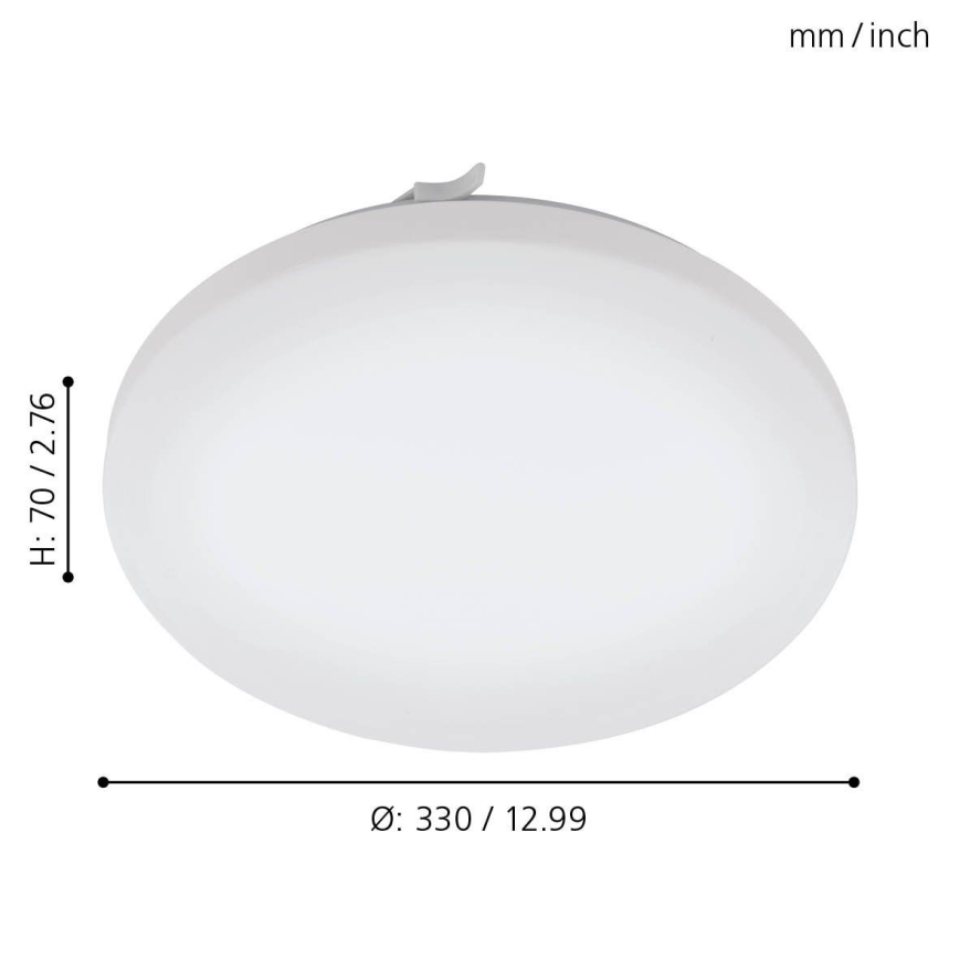 Eglo 79523 - Светодиодный потолочный светильник для ванной комнаты TUSCOLA LED/14,6W/230V IP44