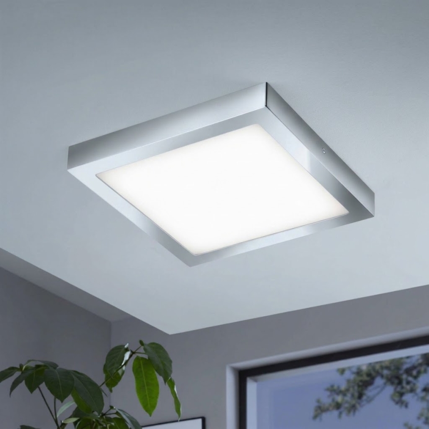 Eglo 79528 - Светодиодный потолочный светильник для ванной комнаты DURANGO LED/22W/230V 30x30 см IP44