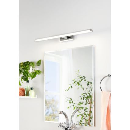 Eglo 79533 - LED Підсвітка для дзеркала для ванної SARNOR LED/11W/230V 60 см IP44 глянцевий хром