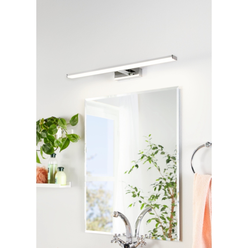 Eglo 79533 - LED Підсвітка для дзеркала для ванної SARNOR LED/11W/230V 60 см IP44 глянцевий хром