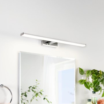 Eglo 79533 - Светодиодная подсветка для зеркала в ванной комнате SARNOR LED/11W/230V 60 см IP44 блестящий хром