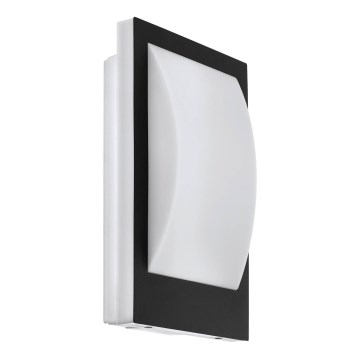 Eglo 79577 - Вуличний настінний світильник FLAMMIGNANO 1xE27/9W/230V IP44 чорний