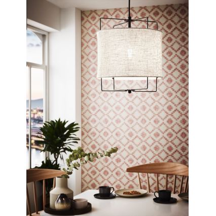 Eglo 79644 - Підвісна люстра BRIDEKIRK на тросі 1xE27/40W/230V