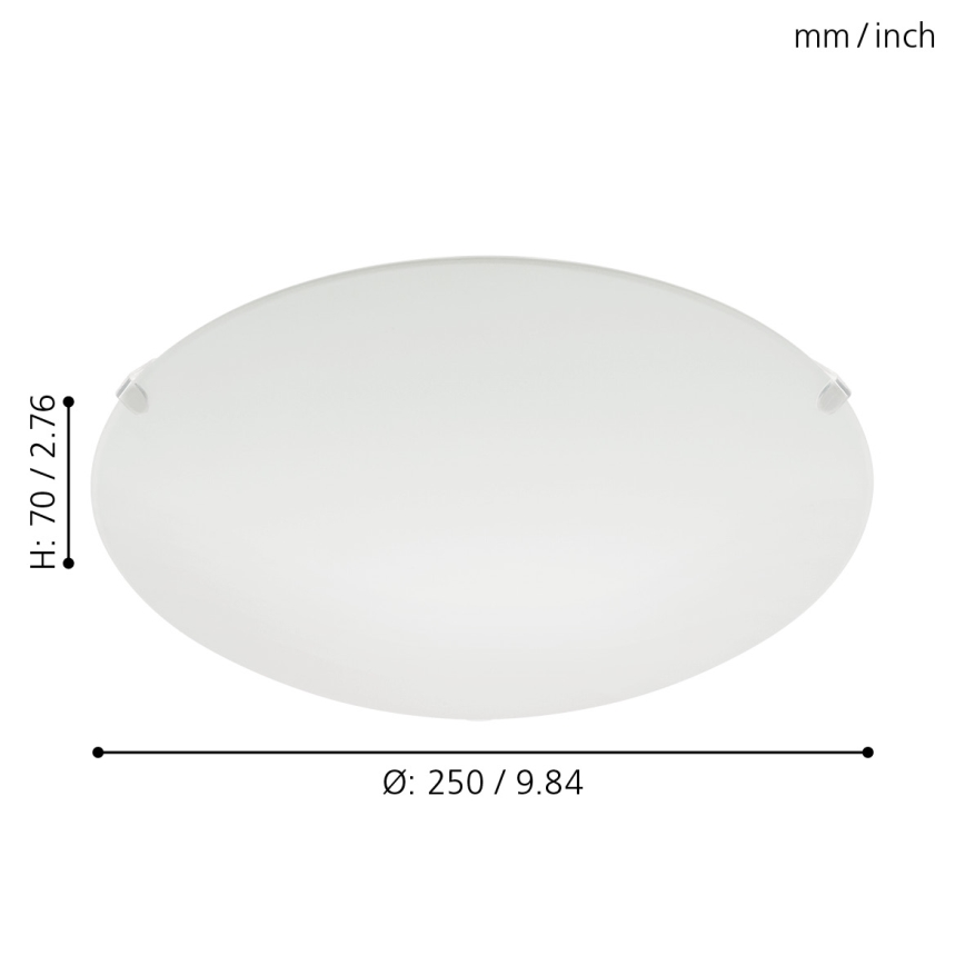 Eglo - Припотолочный светильник 1xE27/25W/230V