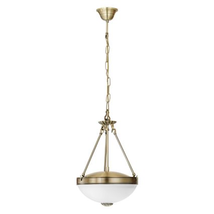 EGLO - Люстра на цепи 2xE27/60W/230V бронзовый