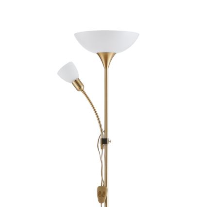 EGLO - Торшер 1xE27/60W + 1xE14/25W золотистый