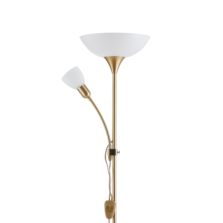 EGLO - Торшер 1xE27/60W + 1xE14/25W золотистый