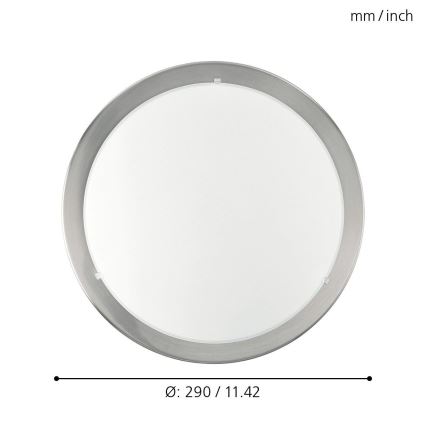 Eglo - Потолочный светильник 1xE27/60W