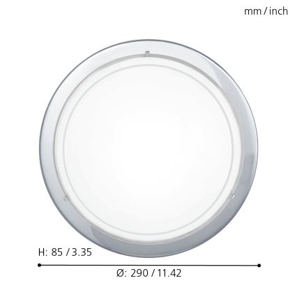 Eglo - Потолочный светильник 1xE27/60W
