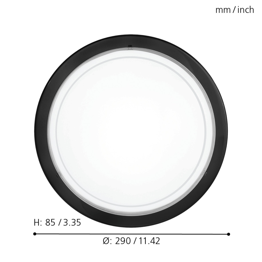 Eglo - Потолочный светильник 1xE27/60W/230V