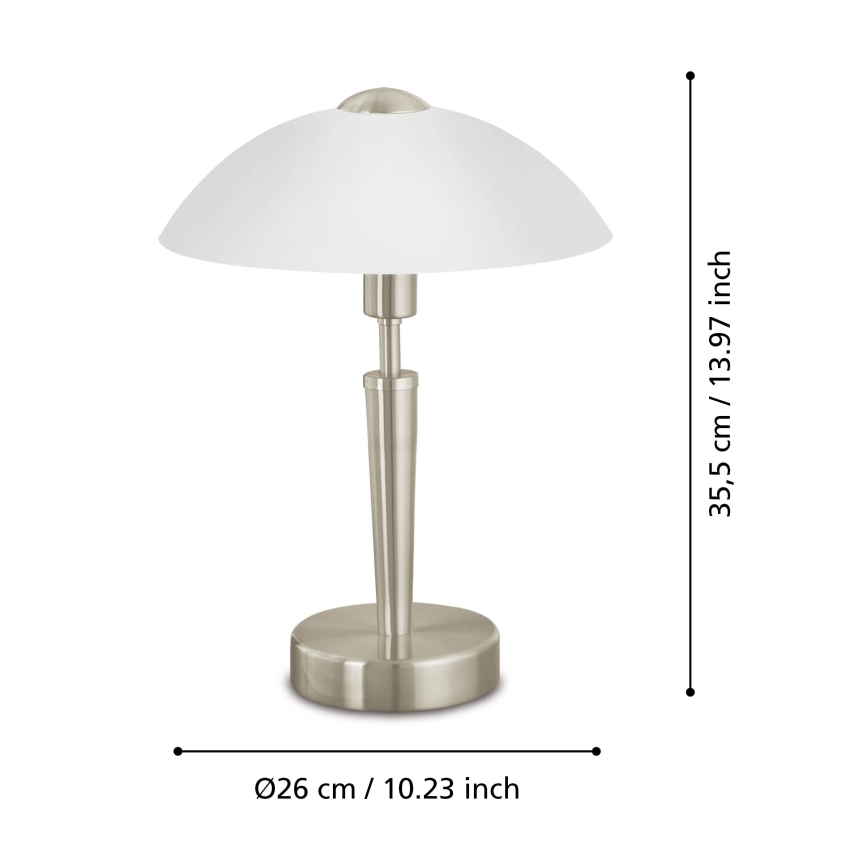 Eglo - Настольная лампа с регулированием яркости 1xE14/40W/230V