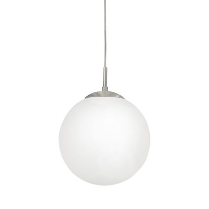 EGLO - Підвісна люстра 1xE27/60W/230V діаметр 25 см білий