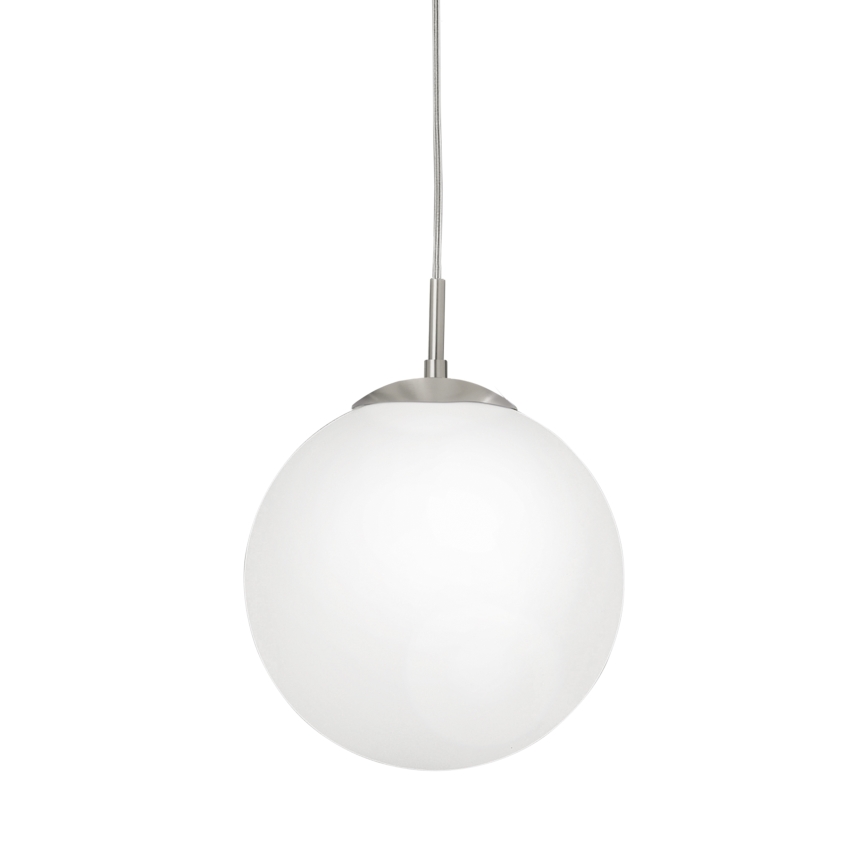 EGLO - Підвісна люстра 1xE27/60W/230V діаметр 25 см білий