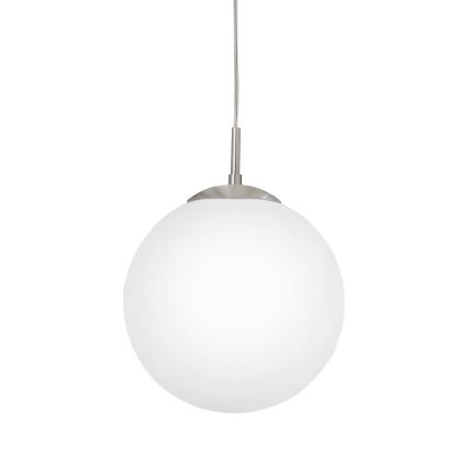 EGLO - Підвісна люстра 1xE27/60W/230V діаметр 30 см білий