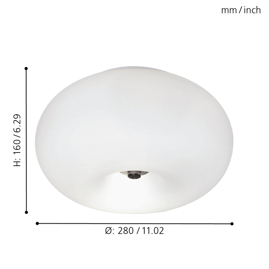 EGLO - Стельовий світильник OPTICA 2xE27/60W діаметр 28 см
