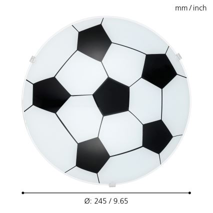 Eglo - Детский потолочный светильник E27/60W/230V