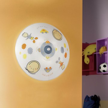 EGLO 88972 - Детский потолочный светильник JUNIOR 2  2xE27/60W разноцветный