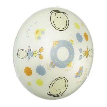 EGLO 88972 - Дитячий стельовий світильник JUNIOR 2  2xE27/60W кольоровий