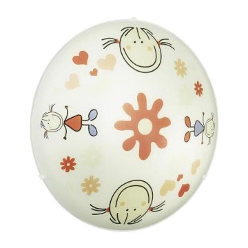 EGLO 88973 - Дитячий стельовий світильник JUNIOR 2 2xE27/60W кольоровий