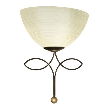 EGLO 89135 - Настінний світильник BELUGA 1xE27/60W античний коричневий