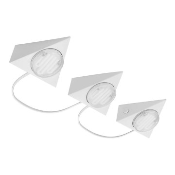 Eglo 89606 - КОМПЛЕКТ 3x точечных светильника KOB 1 3xGX53/7W/230V