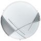 EGLO - Настінний стельовий світильник 1 x E27/60W срібний / білий