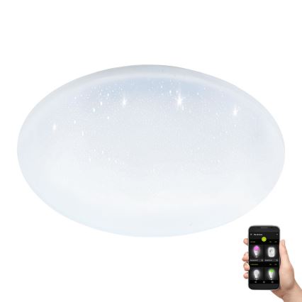 Eglo - Светодиодный потолочный светильник с регулированием яркости LED/19,2W/230V 2700-6500K ZigBee